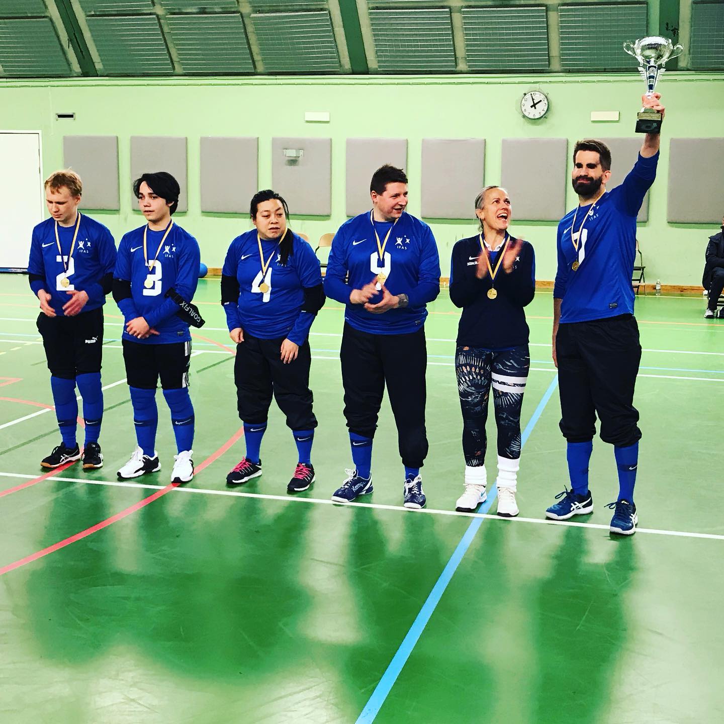 Guld i Goalball-SM för Aktiva Synskadade